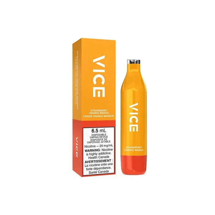 VICE 2500 Puffs Disposable – Strawberry Orange Mango (ON)
