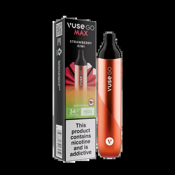 VUSE GO MAX DISPOSABLE STRAWBERRY KIWI 34MG 1500 PUFF