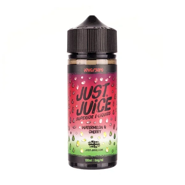 Watermelon & Cherry 100ml Shortfill E-Liquid by Just Juice