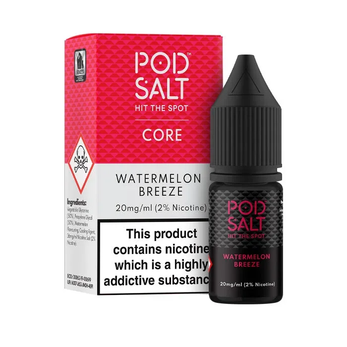Watermelon Breeze Nicotine Salt by Pod Salt Core