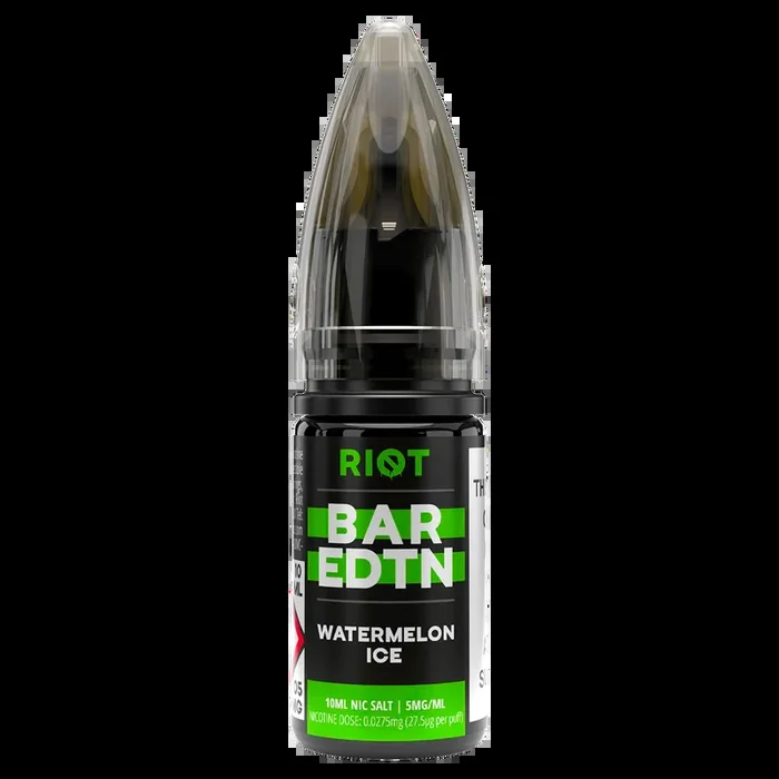 Watermelon Ice Riot Bar EDTN Nic Salt 10ml