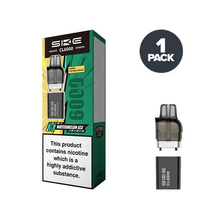 Watermelon Ice SKE CL6000 Pre-filled Pods