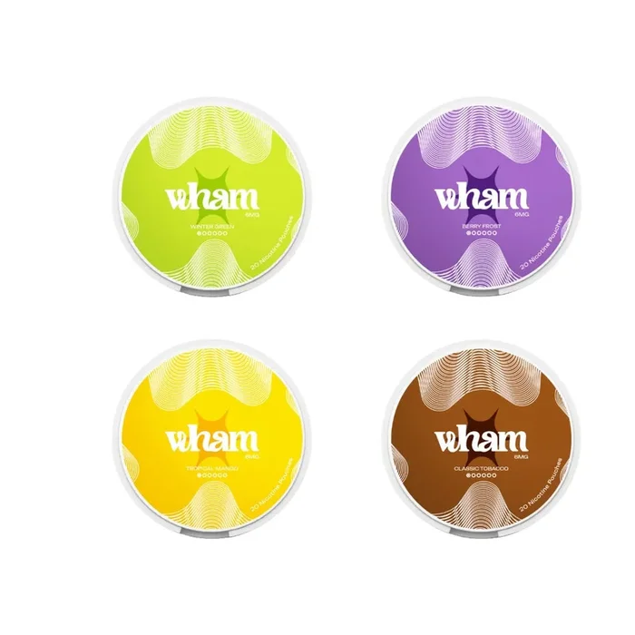 Wham – Regular Nicotine Pouch – 20 Pouches 6mg