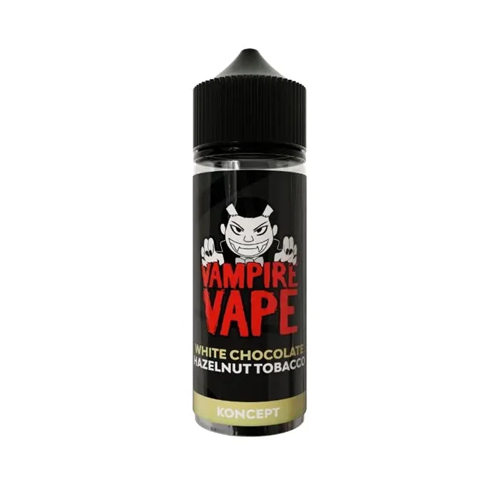 White Chocolate Hazelnut Tobacco 100ml Shortfill E-Liquid by Vampire Vape