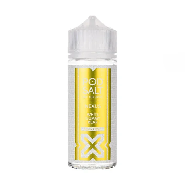White Gummy Bear 100ml Shortfill E-Liquid by Pod Salt Nexus