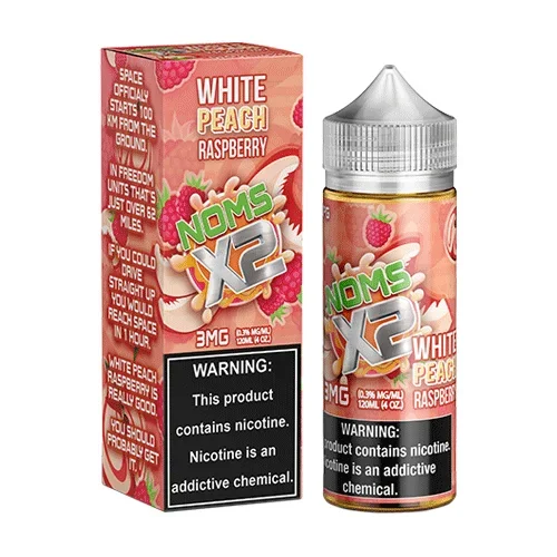 White Peach Raspberry – Noms X2 120mL