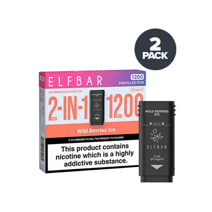 Wild Berries Ice Elf Bar 1200 Pre-filled Pods