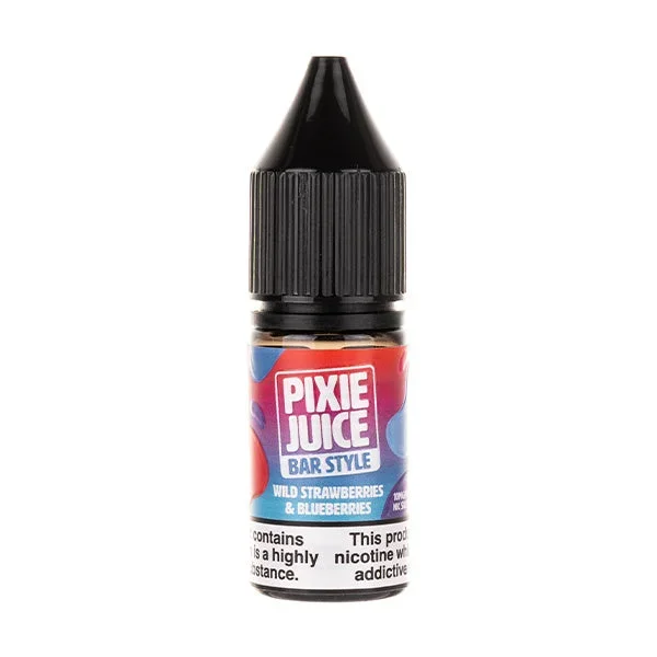 Wild Straw & Blueberries Bar Style Nic Salt E-Liquid by Pixie Juice