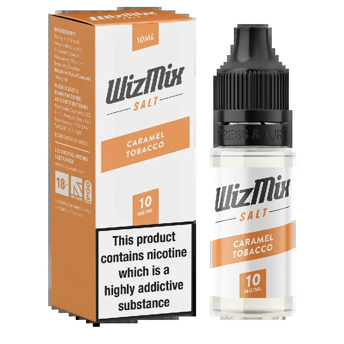 Wizmix Salt Caramel Tobacco – 10ml