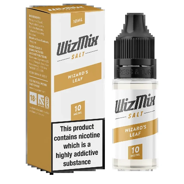 Wizmix Salt Wizards Leaf – 10ml