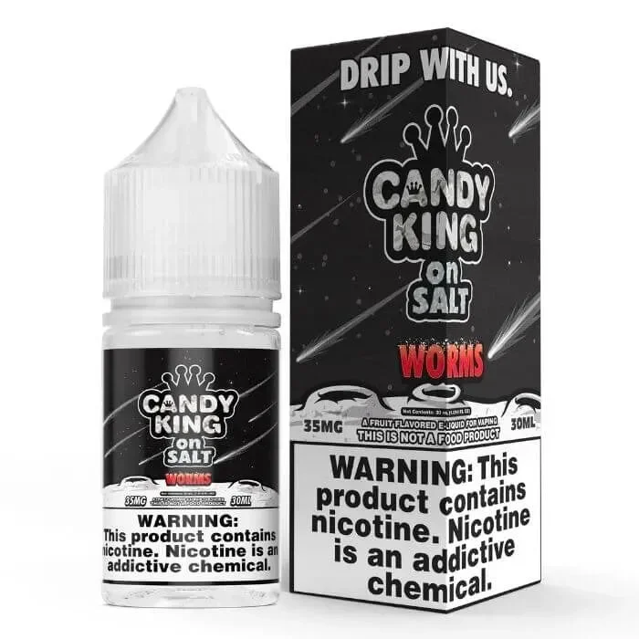 Worms Nicotine Salt by Candy King On Salt