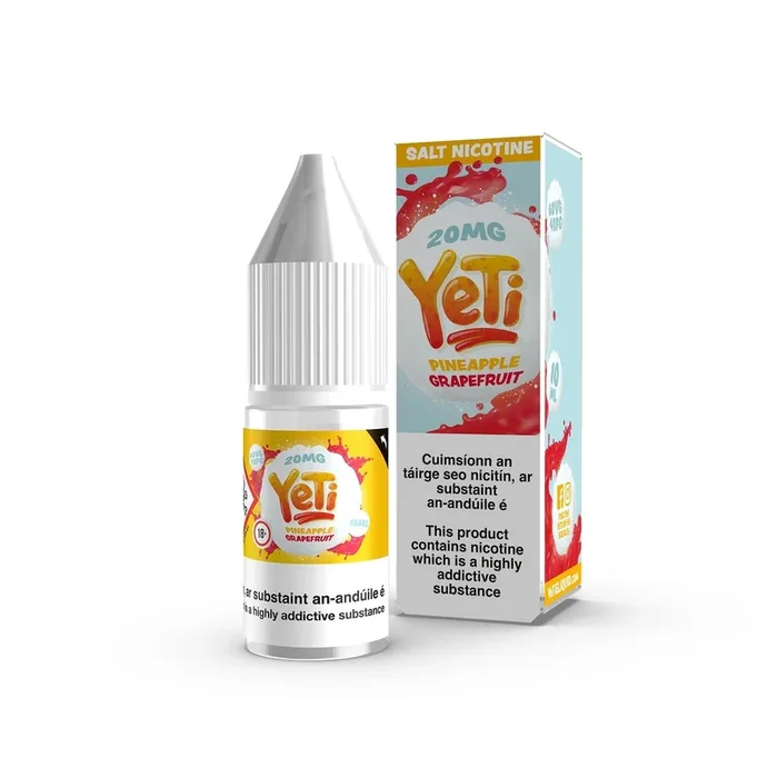 Yeti 10ml Salt Nicotine E-Liquid – Pineapple Grapefruit