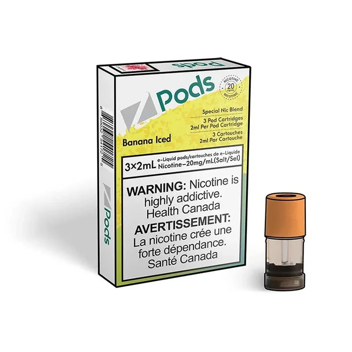 Z Pods – S Compatible – Banana Iced (ON)