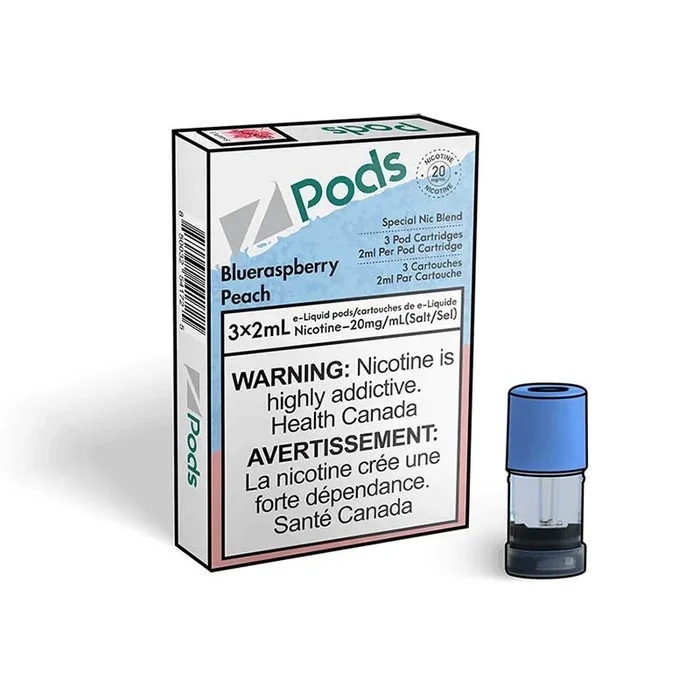 Z Pods – S Compatible – Blue Raspberry Peach