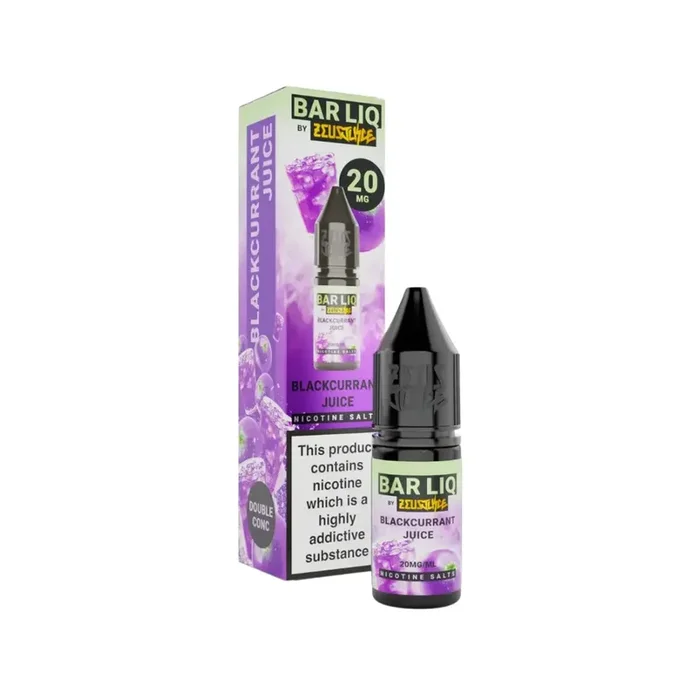Zeus Juice Bar Liq Blackcurrant Juice 10ml Nic Salt
